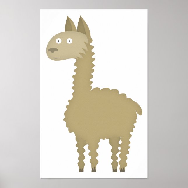 Póster Amor de Llama (Frente)