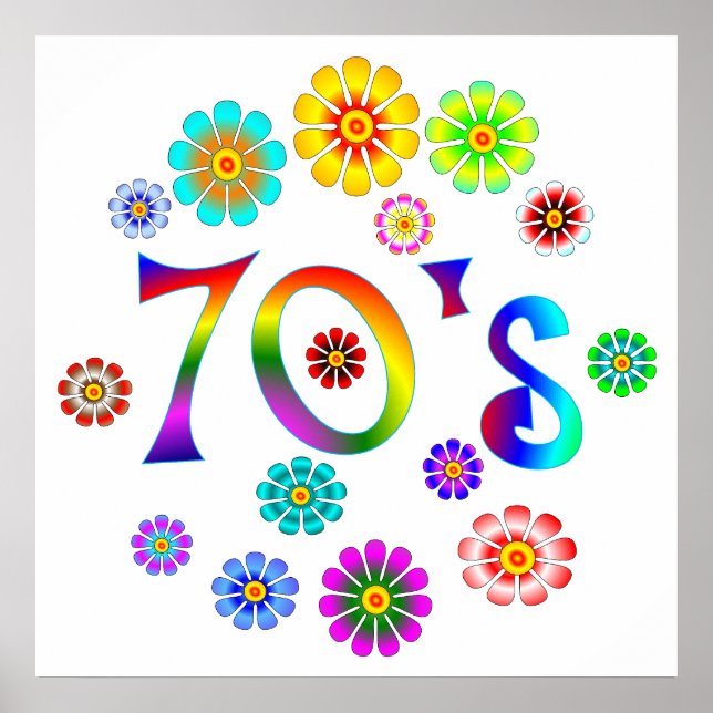 Póster Amor de los 70 (Frente)