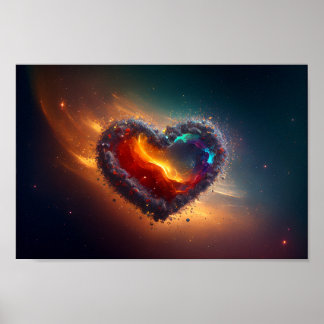 Póster Amor de partículas
