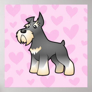Póster Amor de Schnauzer