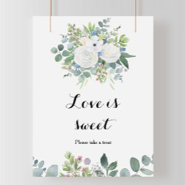 Póster Amor de Verdes Tropicales de Eucalipto es Dulce