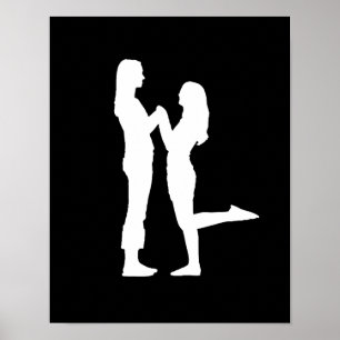 Póster Amor del chica -