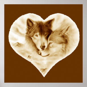 Póster Amor del lobo
