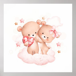 Póster Amor del oso