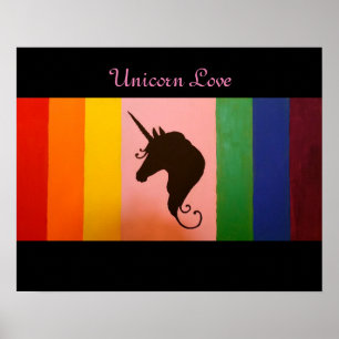 Póster Amor del unicornio