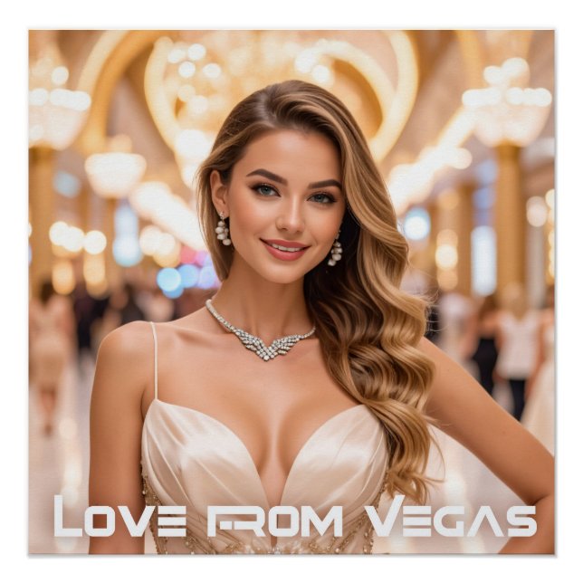 PÓSTER AMOR DESDE LAS VEGAS (Anverso)