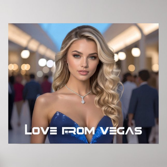PÓSTER AMOR DESDE LAS VEGAS (Frente)
