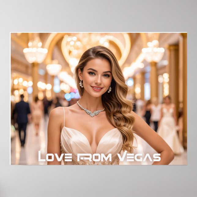 PÓSTER AMOR DESDE LAS VEGAS (Frente)