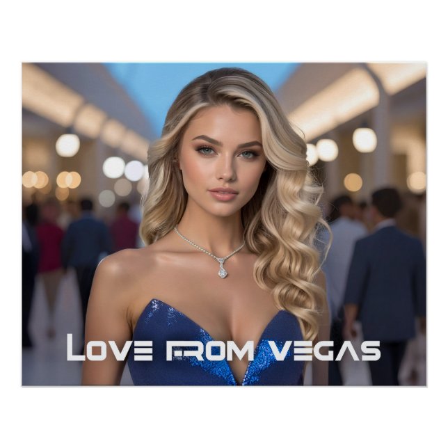 PÓSTER AMOR DESDE LAS VEGAS (Anverso)