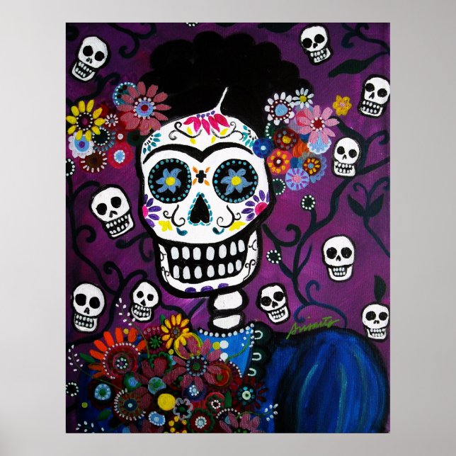 Póster AMOR dia de los muertos (Frente)