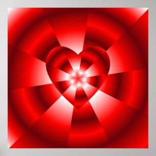 Póster Amor disfrazado - Radiancia roja