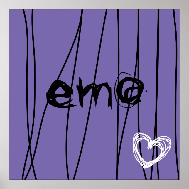 Póster amor emo 1 (Frente)