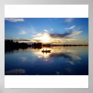 Póster Amor en el bote