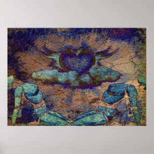 Póster Amor en el ciberpunk