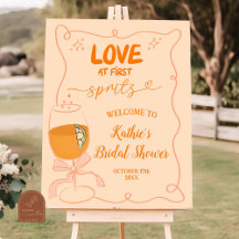 Amor en la primera ducha de novias en Spritz