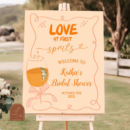 Póster Amor en la primera ducha de novias en Spritz