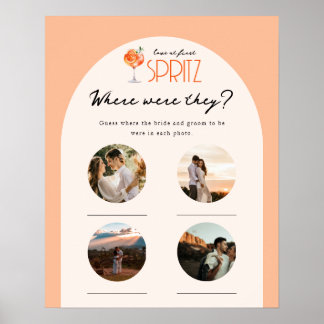 Póster Amor en la primera novia de Spritz