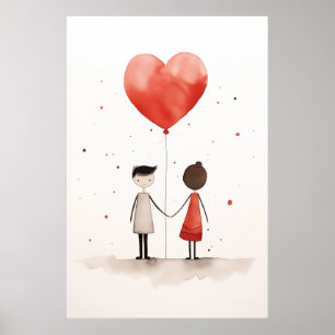 Póster Amor en la simplicidad