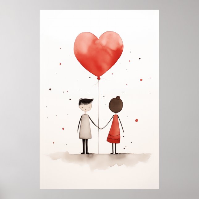 Póster Amor en la simplicidad (Frente)