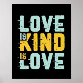 Póster Amor Es Amable Detener La Cita De Violencia Domést
