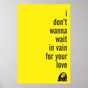 Póster Amor, espera en vano