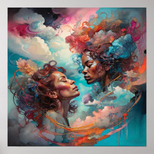 Póster Amor, estoy flotando