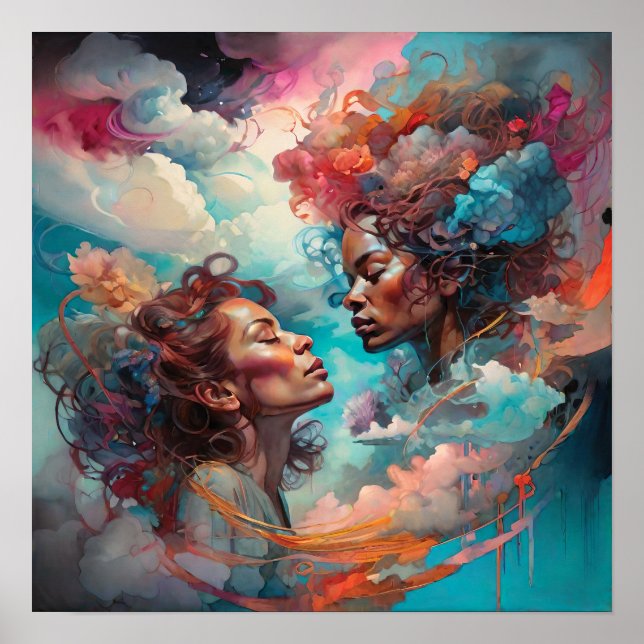 Póster Amor, estoy flotando (Frente)