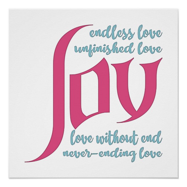 Póster Amor eterno (Anverso)