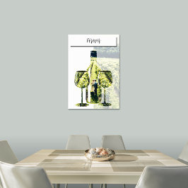 Póster Amor Eterno en el Viñedo, Foto Personalizada con E