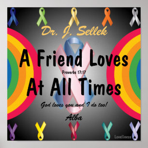 Póster Amor honra amistad Poster-Personalizar