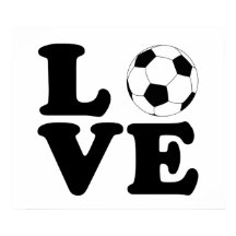 Amor Huella de fútbol / poster