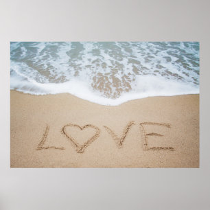 Póster Amor II de la playa