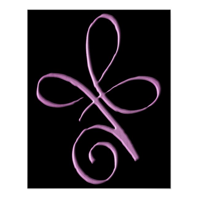 Póster Amor Incondicional Rosa (Anverso)