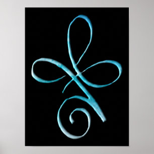 Póster Amor Incondicional Turquesa