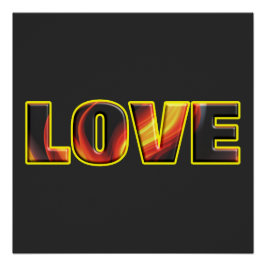 PÓSTER AMOR INFIERNO