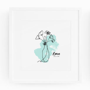Póster Amor - John 3:16 Imprimir, papel Poster (mate)