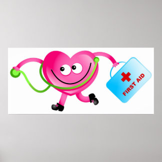 Póster Amor médica