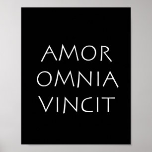 Póster Amor Omnia Vincit