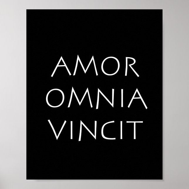 Póster Amor Omnia Vincit (Frente)