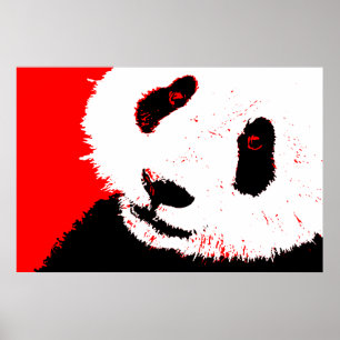 Póster amor panda