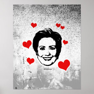 Póster Amor para Hillary