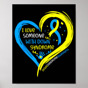 Póster amor por alguien con síndrome de down conciencia s
