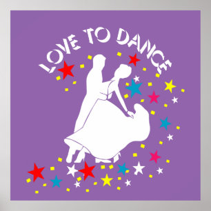 Póster Amor por la danza