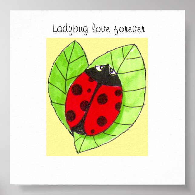 Póster Amor por la Ladybug para siempre (Frente)