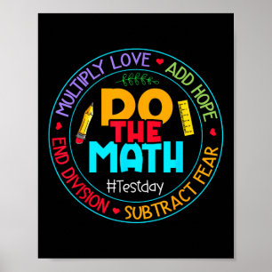 Póster Amor Positivo Esperanza Miedo Haz La Prueba De Mat