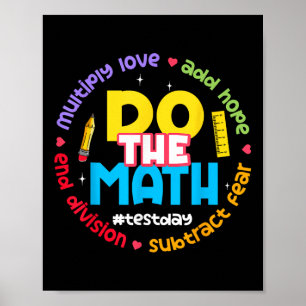 Póster Amor Positivo Esperanza Miedo Haz La Prueba De Mat