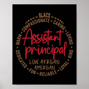 Póster Amor principal negro e inestable afroamericano