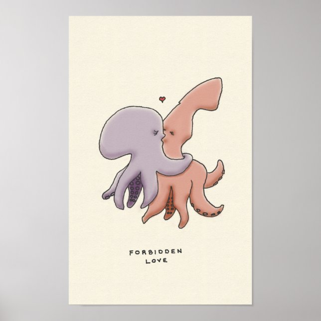 Póster amor prohibido (Frente)