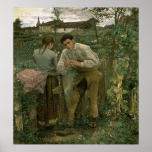 Póster Amor rural, 1882