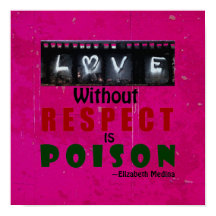 Amor sin respeto ~ 12x12 Poster